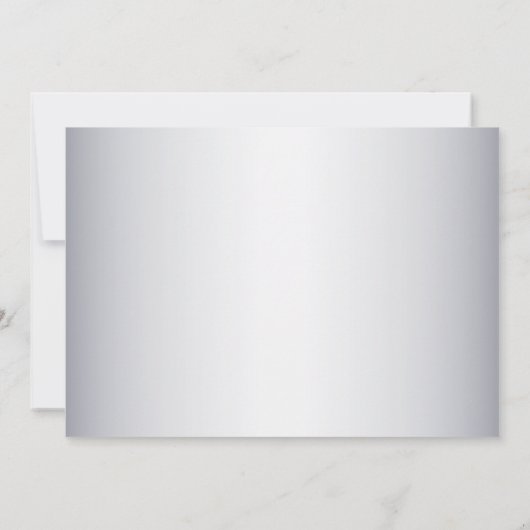 White Swans Rehearings Dinner Invitation Kaart (Achterkant)