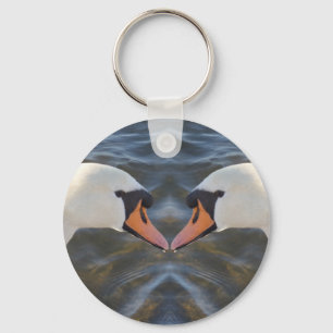 White Swans Sleutelhanger