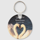 White Swans Sleutelhanger (Voorkant)