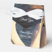 White Swans Wedding Favor Box Bedankdoosjes (Voorkant Zijde)
