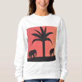 White Sweatshirt voor vrouwen (Voorkant)