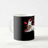 White Swiss Shepherd Gift Koffiemok (Voorkant links)