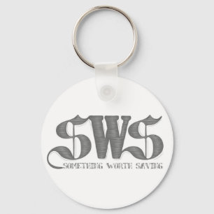 White SwS Sleutelhanger