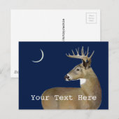 White Tail Buck Briefkaart (Voorkant / Achterkant)