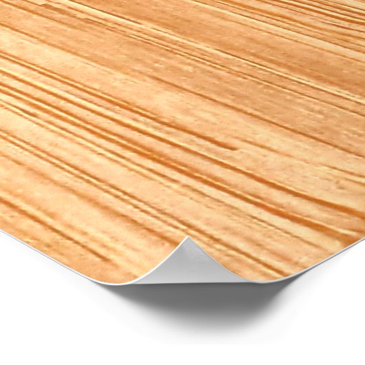 White Tail Buck Deer Head Wood Graanstijl Poster (Hoek)