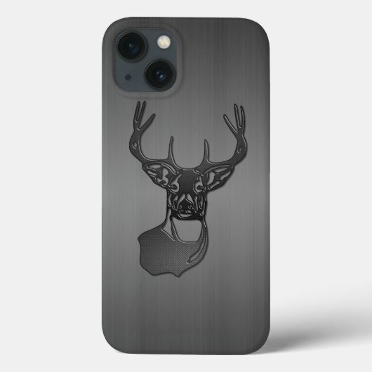 White Tail Buck Deer - Pensed Pistool Metal Hoesje (Achterkant)