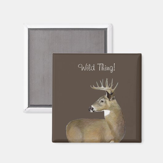 White Tail Buck Magneet (Voorkant / Achterkant)