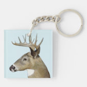 White Tail Buck Sleutelhanger (Achterkant)
