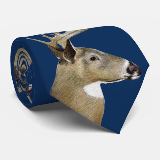 White Tail Buck Stropdas (Opgerold)