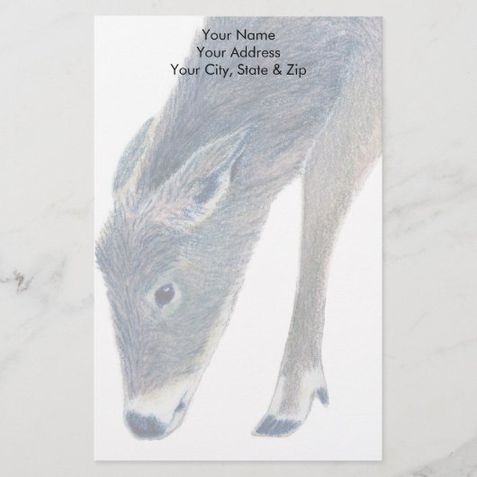 White Tail Deer Briefpapier (Voorkant)