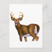 White Tail Deer Buck Briefkaart (Voorkant)