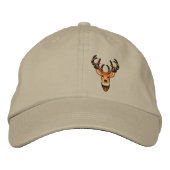 White Tail Deer Buck Embroidery Pet (Voorkant)