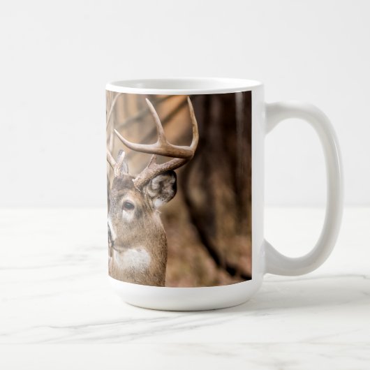 White Tail Deer Buck Koffiemok (Rechts)
