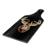 White tail Deer Head Energy Spirit Snijplank (Hoek)