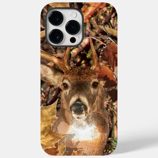White Tail Deer Head Herfst Energie gecentreerd op Case-Mate iPhone Case (Achterkant)