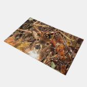 White Tail Deer Head Herfst Energie gecentreerd op Deurmat (Schuin)