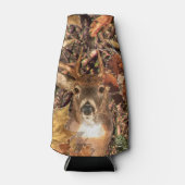 White Tail Deer Head Herfst Energie gecentreerd op Flesjeskoeler (Voorkant)