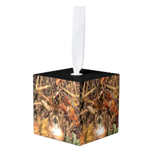 White Tail Deer Head Herfst Energie gecentreerd op Ornament