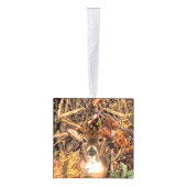 White Tail Deer Head Herfst Energie gecentreerd op Ornament (Rechts)