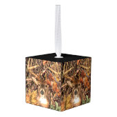 White Tail Deer Head Herfst Energie gecentreerd op Ornament (Achter hoekig)