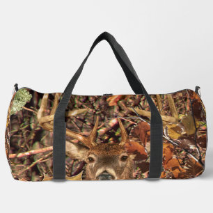 White Tail Deer Head Herfst Energie gecentreerd op Plunjezak