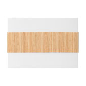 White Tail Deer Head Wood Grain Decor Uitnodigingen Wikkel (Achterkant Voorbeeld)
