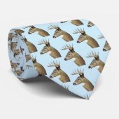 White Tail Deer Stropdas (Opgerold)