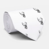 White Tail Deer Trophy Buck Stropdas (Opgerold)