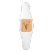 White Tail Deer Trophy Wood Grain Style Keramische Kastgreep (Voorkant)