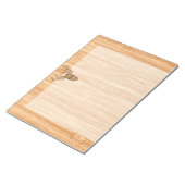 White Tail Deer Wood Grain Style Grafisch Notitieblok (Schuin)