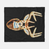 White Tail Head Energy Spirit Fleece Deken (Voorkant (Horizontaal))