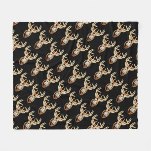 White Tail Head Energy Spirit Fleece Deken