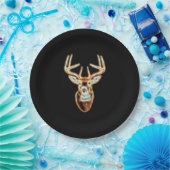 White Tail Head Energy Spirit Papieren Bordje (Feest)