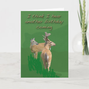 White-Tailed Deer Birthday-kaart Kaart