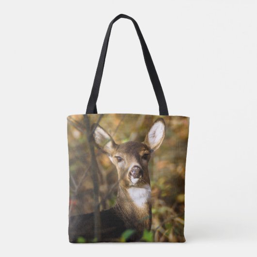 White-Tailed Deer Canvas tas (Achterkant)