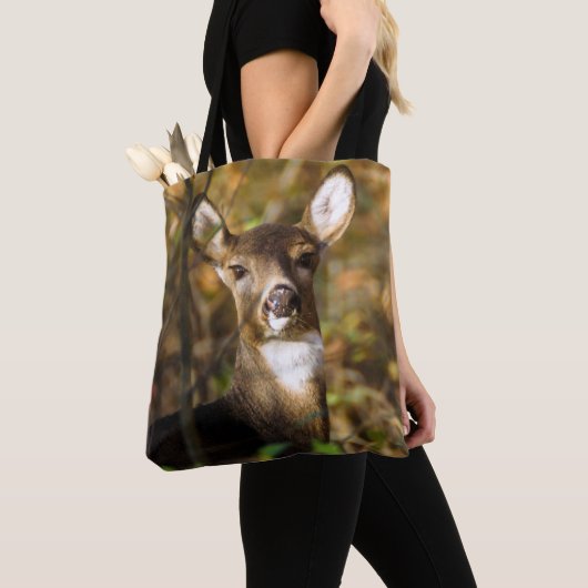 White-Tailed Deer Canvas tas (Dichtbij)