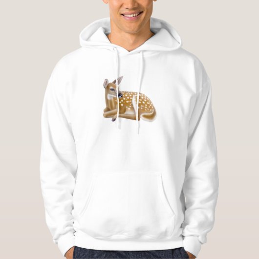 White Tailed Deer Fawn Hoodie (Voorkant)