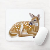 White Tailed Deer Fawn Mousepad Muismat (Met muis)
