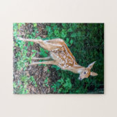 White-Tailed Deer Fawn Puzzle Legpuzzel (Horizontaal)