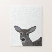 White Tailed Deer Legpuzzel (Verticaal)