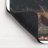 White Tailing Deer Buck Foto Muismat (Hoek)