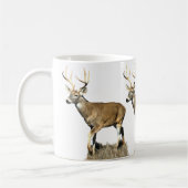 White Tailing Deer Buck Koffiemok (Links)