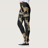 White Tailing Deer Buck Leggings (Links)