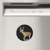 White Tailing Deer Buck Magneet (Insitu (Vaatwasser))