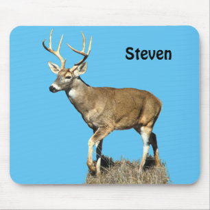 White Tailing Deer Buck Muismat
