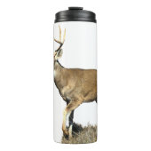 White Tailing Deer Buck Thermosbeker (Voorkant)