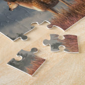 White Tailing Deer Familie Legpuzzel (Zijkant)