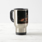 White Tailing Deer Travel MUG Reisbeker (Voorkant links)
