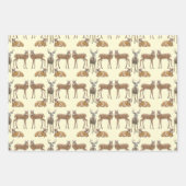 White Tailing Deer Wildlife Art Inpakpapier Vel (Voorkant)