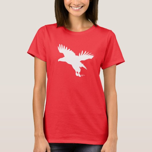 White Taille door grafisch ontwerp T-shirt (Voorkant)